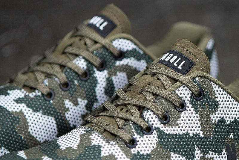 Olive Nobull Field Camo Women's Trainers | CA Y1890X